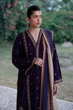 Lawn-3PC Embroidered Shirt With Digital Printed Jauqard Dupatta-5121
