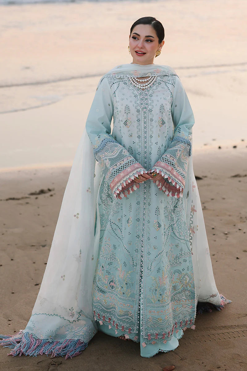 Lawn-3PC Embroidered Shirt With Khadi Net Embroidered Dupatta-5220