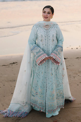 Lawn-3PC Embroidered Shirt With Khadi Net Embroidered Dupatta-5220