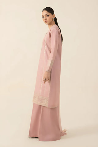 Dhanak-3PC Embroidered Shirt with Chiffon Embroidered Dupatta-3133