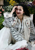 Lawn-3PC Embroidered Shirt with Digital Printed Jacquard Dupatta-1383