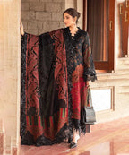 3PC KARANDI PRINTED SHIRT WITH KARANDI PRINTED DUAPTTA AND TROUSER -1709