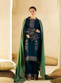 Lawn 3PC Embroidered with Cotton Net Viscose Embroidered Dupatta-5175