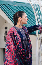 Lawn 3PC Embroidered with Digital Printed Jacquard Dupatta-5161