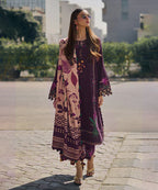 Lawn-3PC Embroidered with Digital Printed Jacquard Dupatta-5021