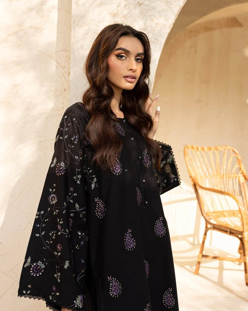 Dhanak - 2PC Embroidered -6002