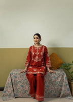 Lawn-2PC Embroidered Suit-5254