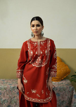 Lawn-2PC Embroidered Suit-5254