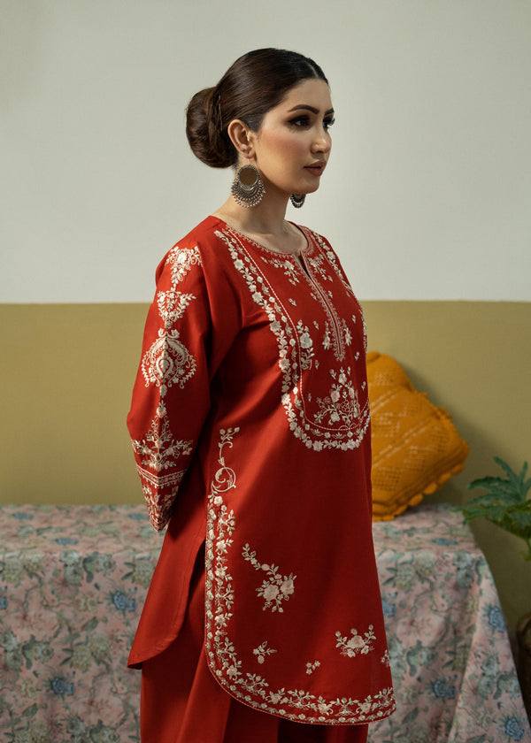 Lawn-2PC Embroidered Suit-5254