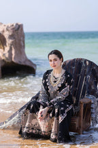 Lawn-3PC Embroidered Shirt With Organza Embroidered Dupatta-5400