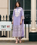 Dhanak 3PC Chikankari Embroidered With Pashmina Wool Shawl-117