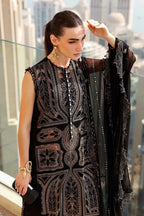 Lawn-3PC Chikankari Embroidered Shirt With Chiffon Embroidered Dupatta-5331