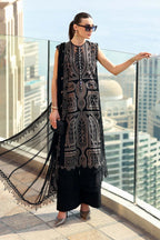 Lawn-3PC Chikankari Embroidered Shirt With Chiffon Embroidered Dupatta-5331