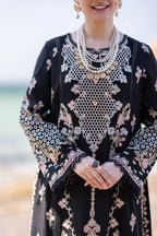 Lawn-3PC Embroidered Shirt With Organza Embroidered Dupatta-5400
