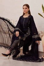 Lawn-3PC Sequence Embroidered Shirt With Khadi Net Embroidered Dupatta-5314