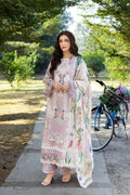 Lawn-3PC Chikankari Embroidered Shirt With Embroidered Jacquard Dupatta-5262