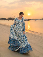 Lawn-3PC Embroidered Shirt With Khadi Net Embroidered Dupatta-5276
