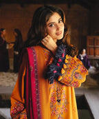 Lawn-3PC Embroidered with Digital Printed Jacquard Dupatta-5126