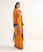 Lawn-3PC Embroidered with Digital Printed Jacquard Dupatta-5126