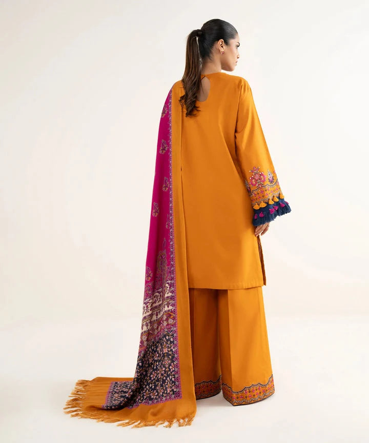 Lawn-3PC Embroidered with Digital Printed Jacquard Dupatta-5126