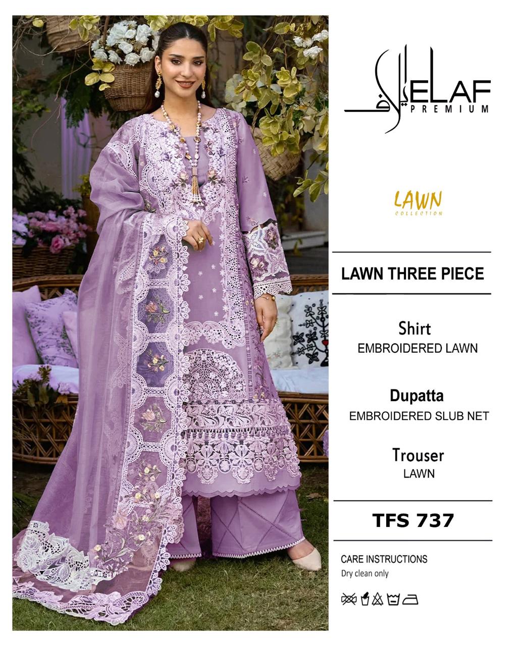 luxury fine quality premium lawn 3pc