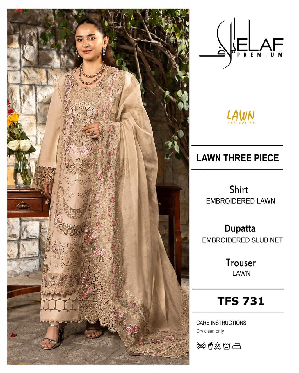 luxury fine quality premium lawn 3pc