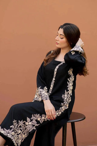 Dhanak-2PC Embroidered Suit - 670