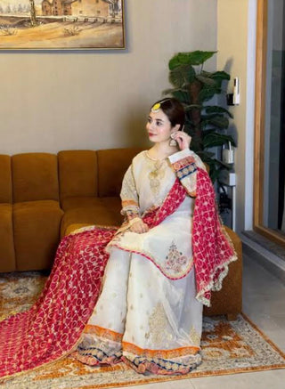 Shahmoz silk 3PC Embroidered - 003