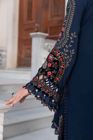 Dhanak-3PC Sequence Embroidered Shirt with Dhanak Emrboidered RTW Dupatta - 3384